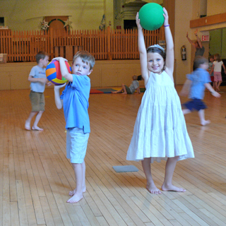 Grace Church School Movement Program preschool children