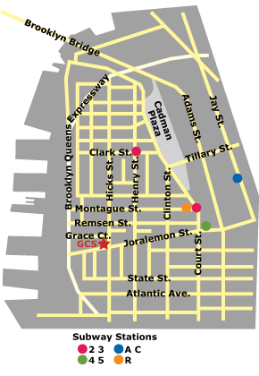 GCS map